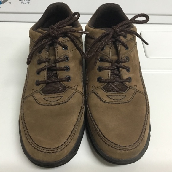 Rockport womens brown leather comfort walking shoes / Like New! - Picture 3 of 15
